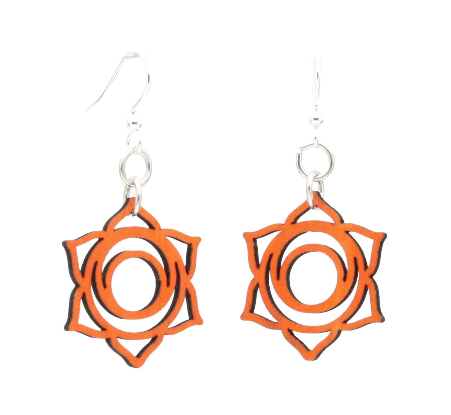 Svadhishthana Chakra Wood Earrings