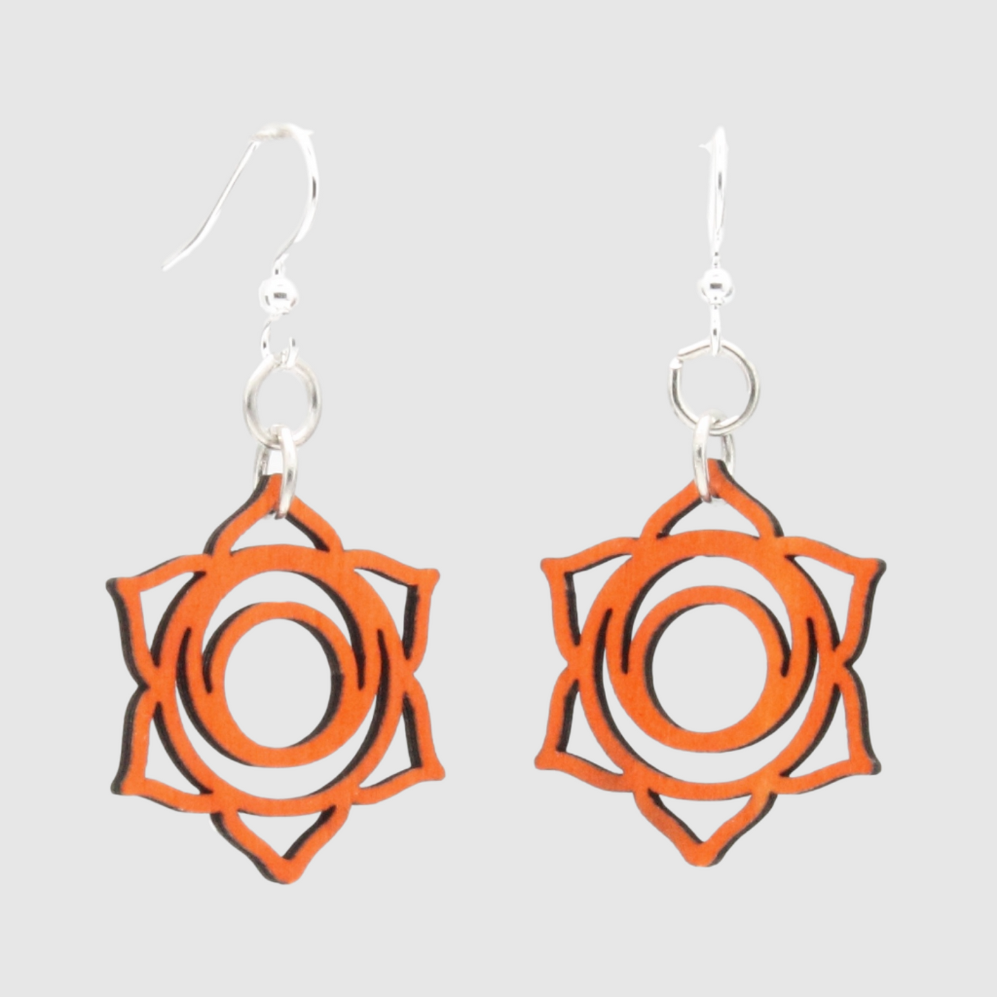 Svadhishthana Chakra Wood Earrings