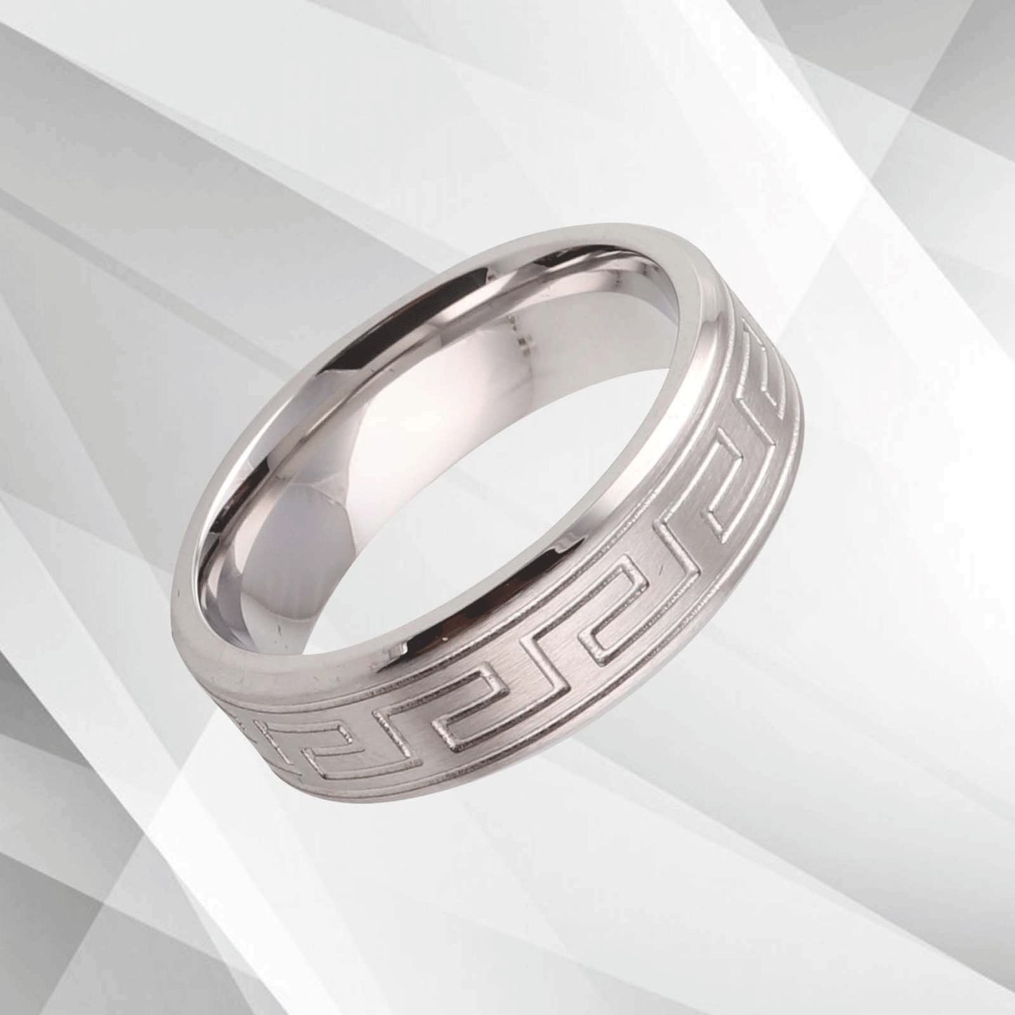 Men’s Wedding Engagement Tungsten Band Flat Shape