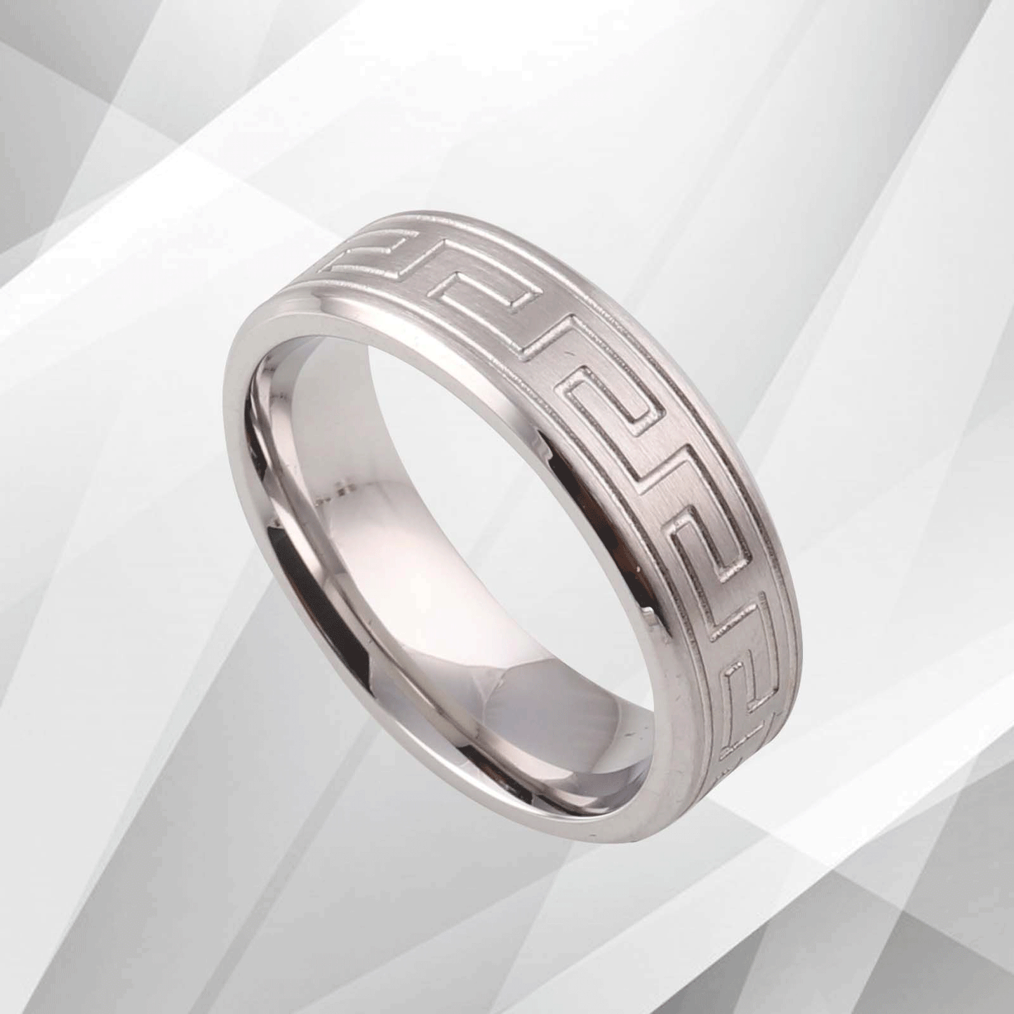 Men’s Wedding Engagement Tungsten Band Flat Shape