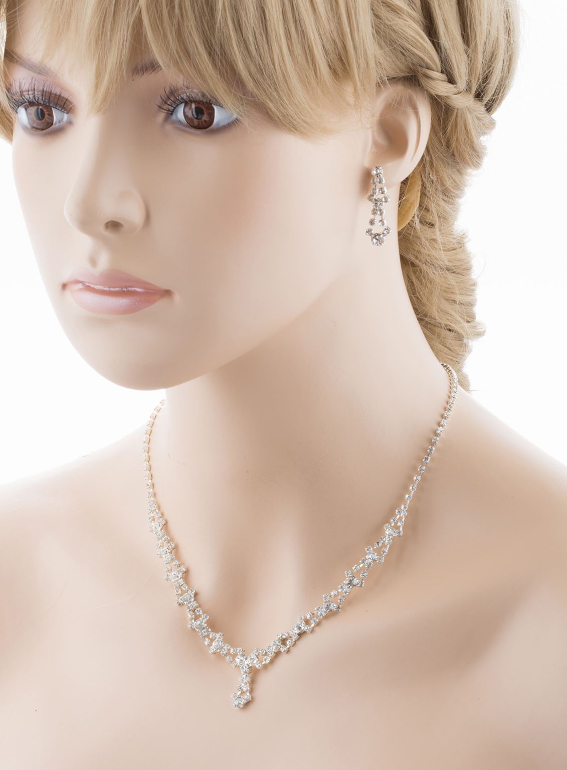 Bridal Wedding Crystal Jewelry Set