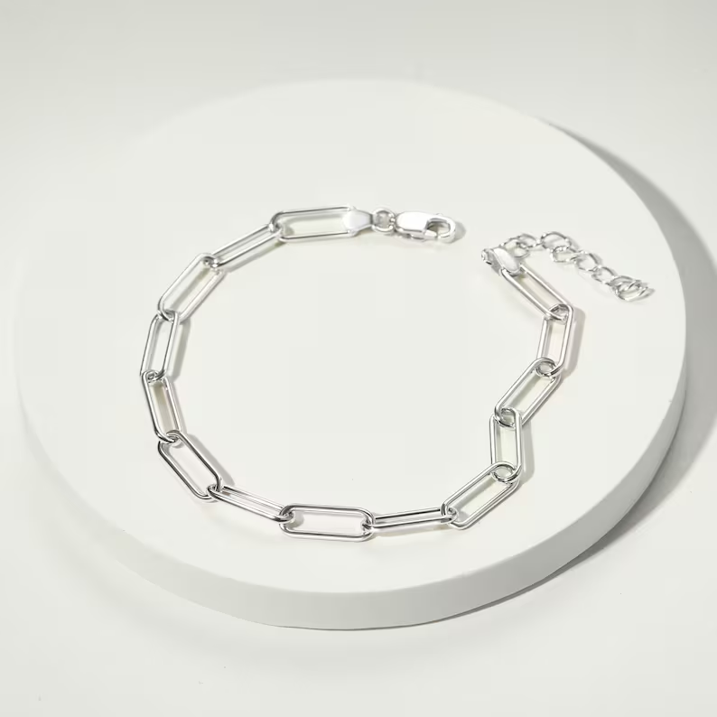 Paperclip Chain Bracelet