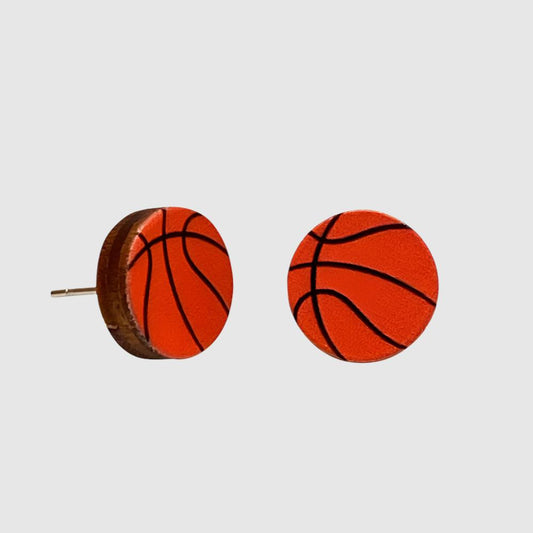 Basketball Stud Earrings #3094