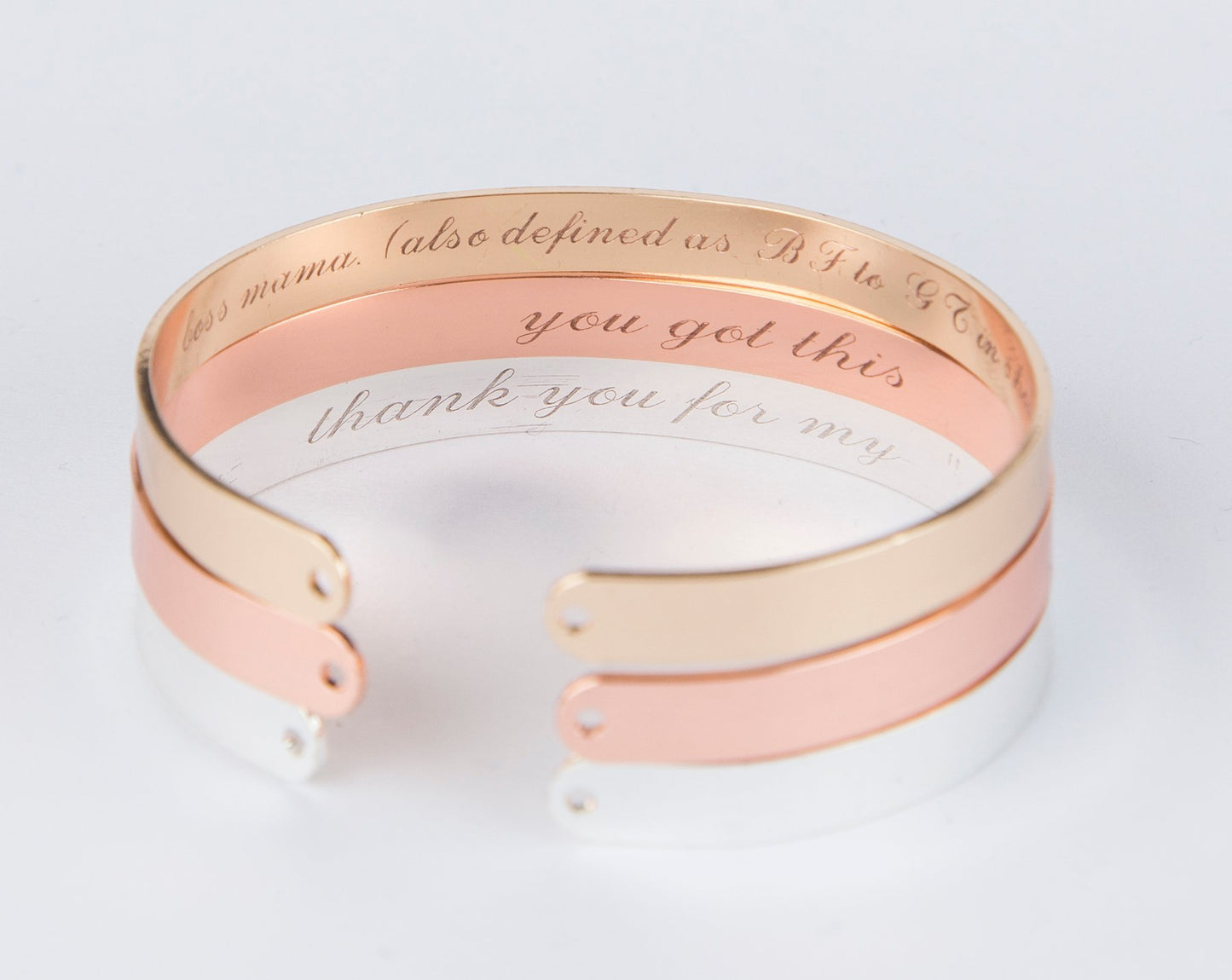 Secret Message Engraved Bracelet