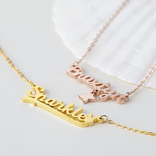 Little Baby Girl Name Necklace