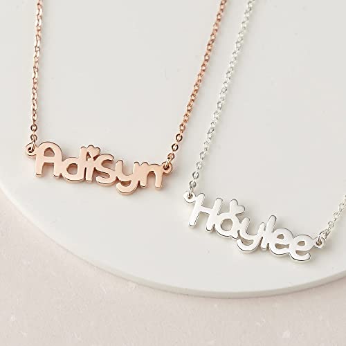 Little Baby Girl Name Necklace