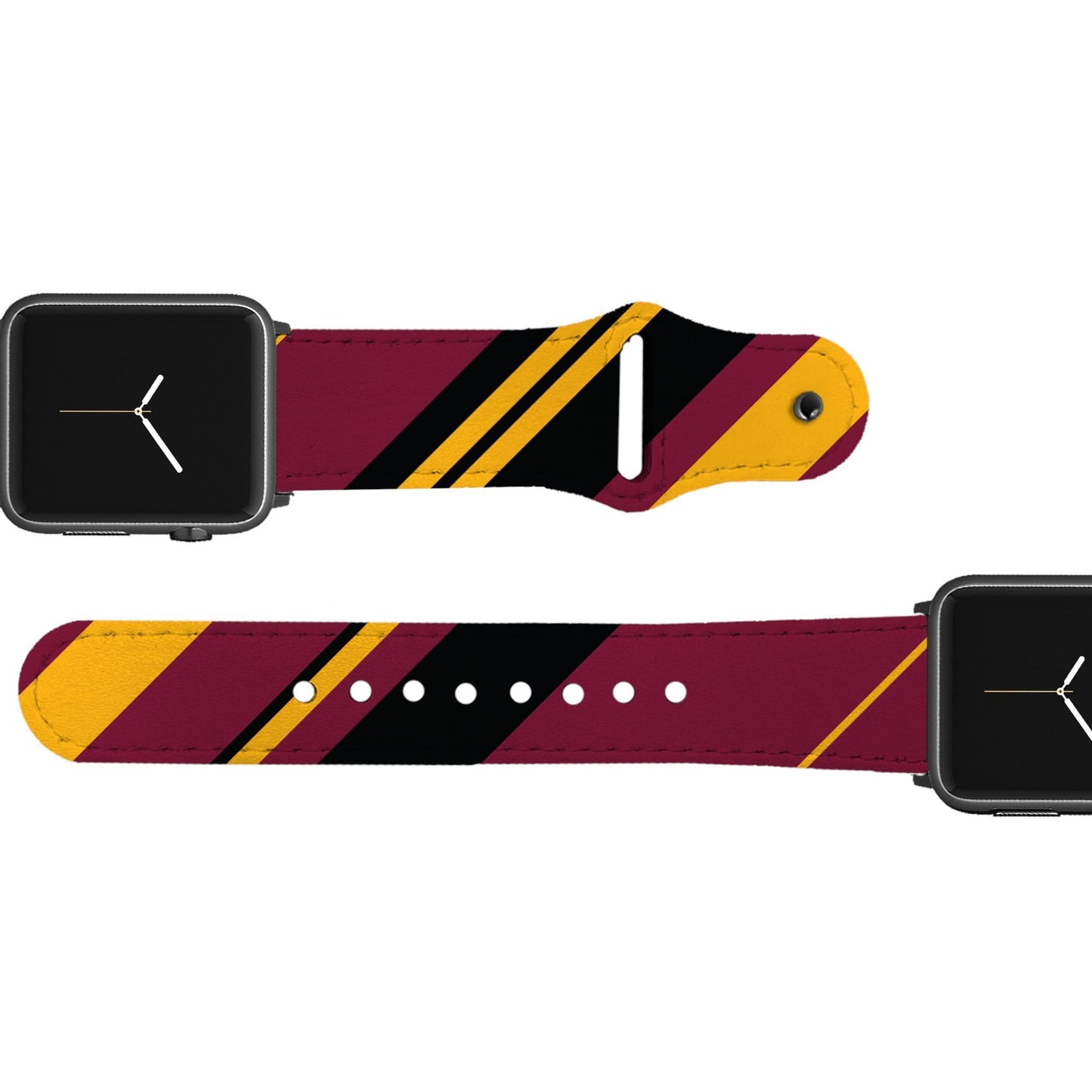 Washington Football Color Block Team Spirit Leather Apple Watch Band