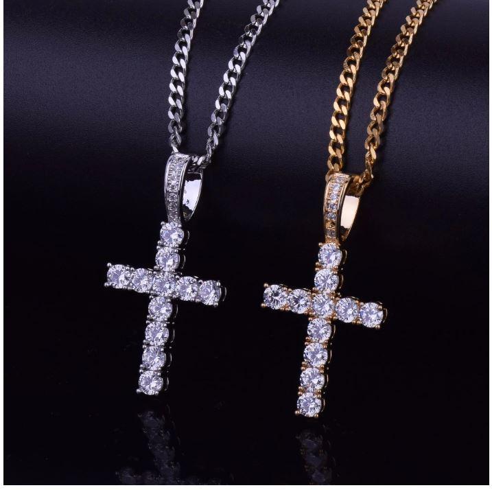 Emperor 3MM Tennis CZ Cross | 912721