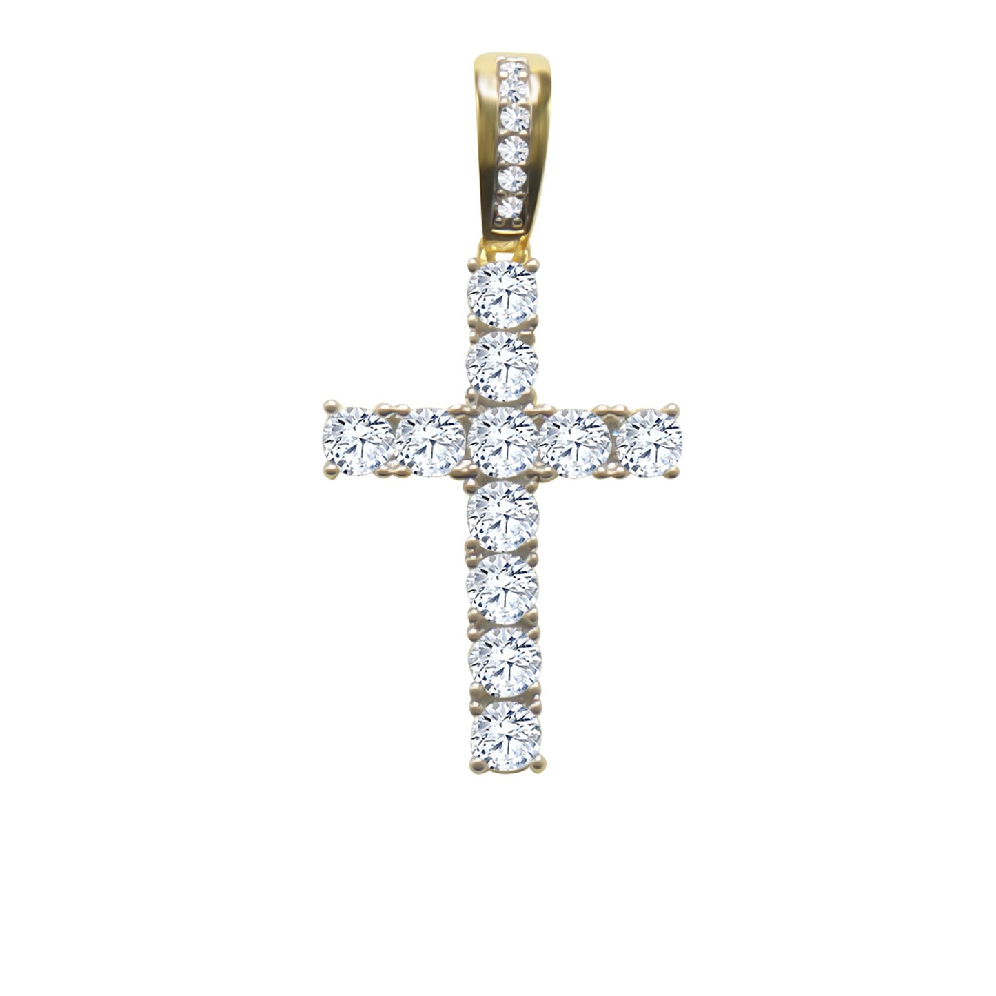 Emperor 3MM Tennis CZ Cross | 912721