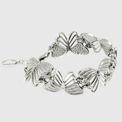 White Butterflies Bracelet