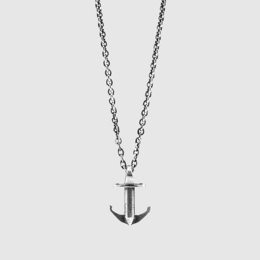 Mini Anchor Signature Silver Necklace Pendant