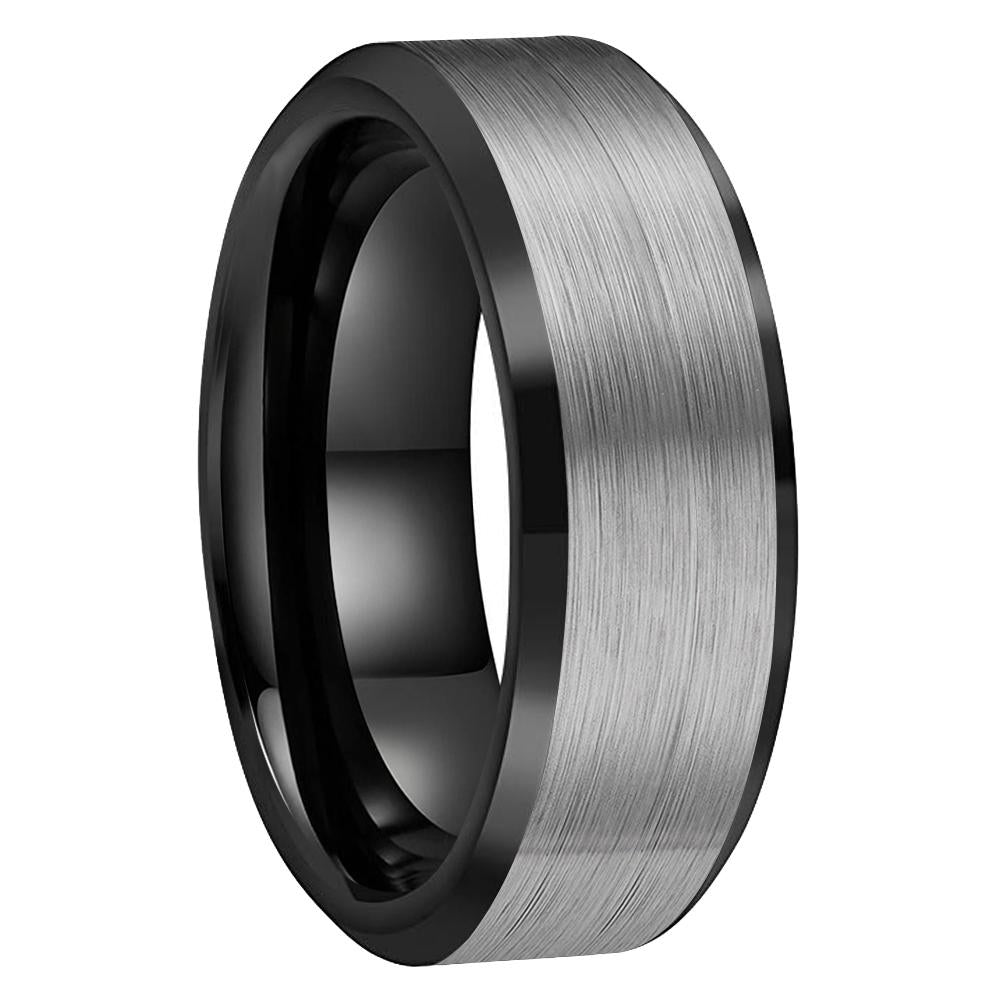 RICERCATO TUNGSTEN BLACK RING