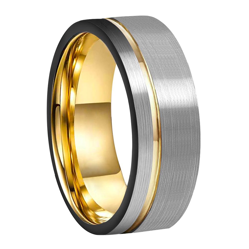 SIGNORILE TUNGSTEN SILVER RING