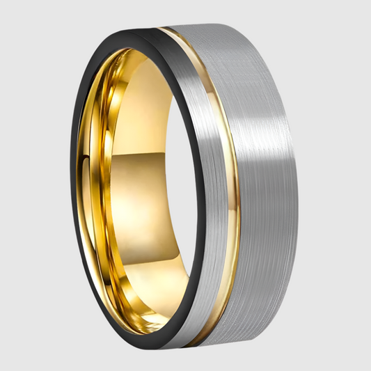 SIGNORILE TUNGSTEN SILVER RING