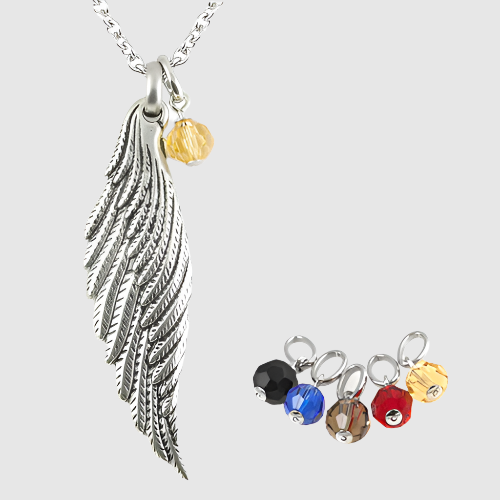 Light Angel Wing Necklace (Multiple Options)