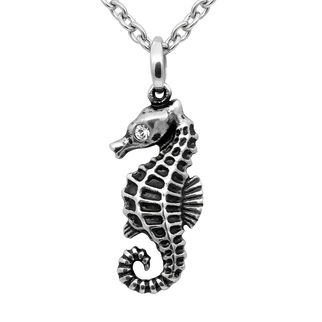 Serene Seahorse Petite Necklace