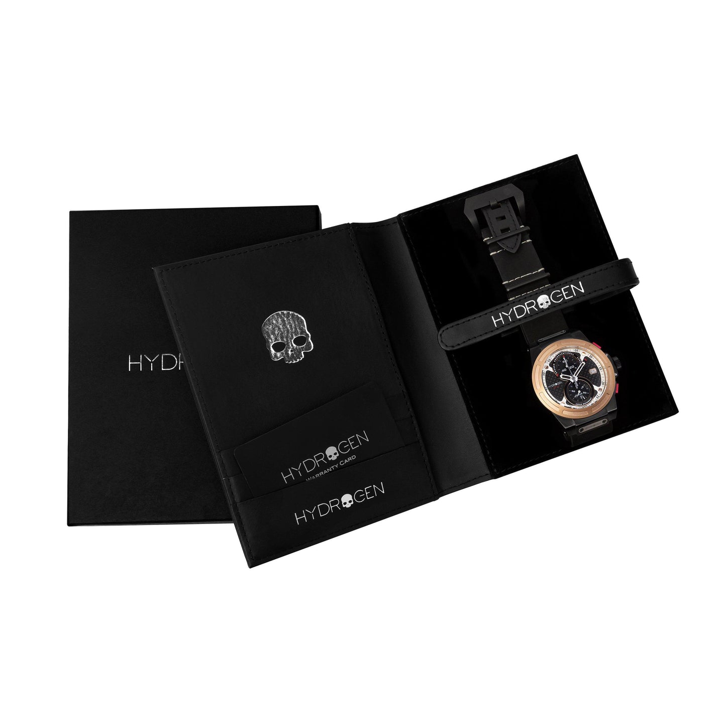 Otto Chrono Black Rose Gold Nato Watch