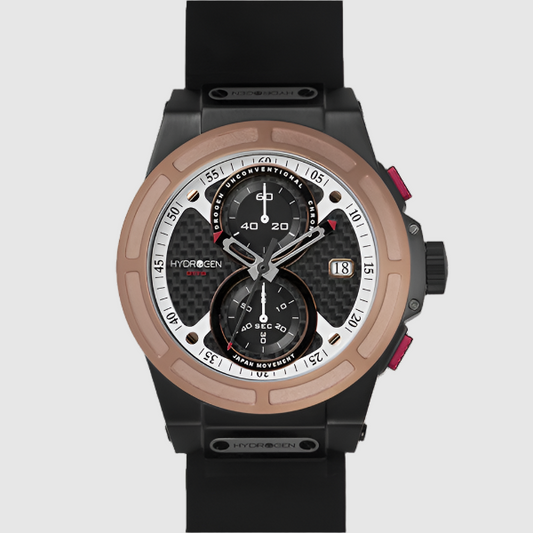 Otto Chrono Black Rose Gold Nato Watch