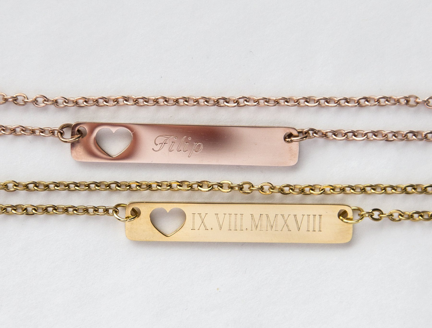 Personalized Name Bar Necklace Gift