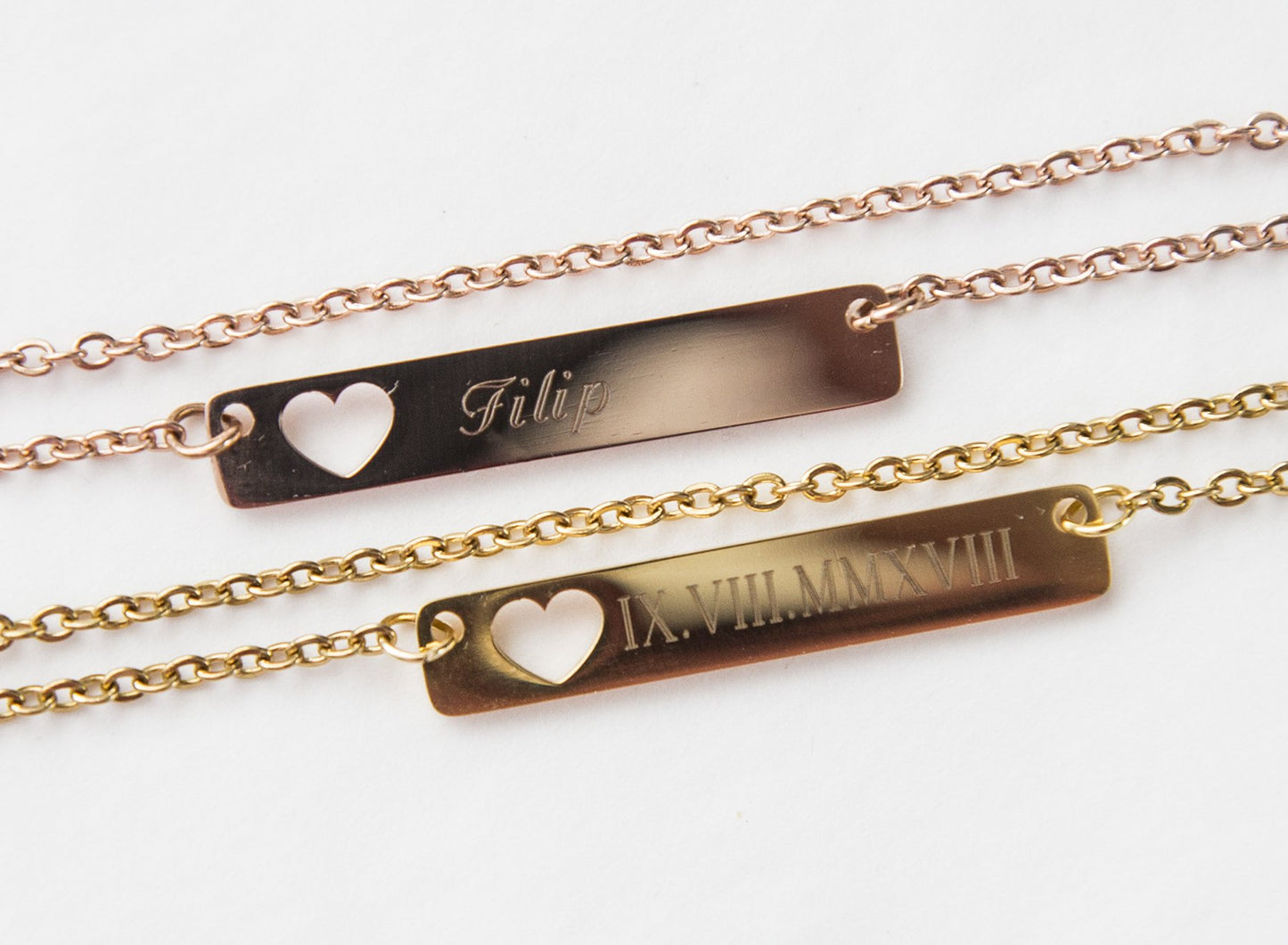 Personalized Name Bar Necklace Gift