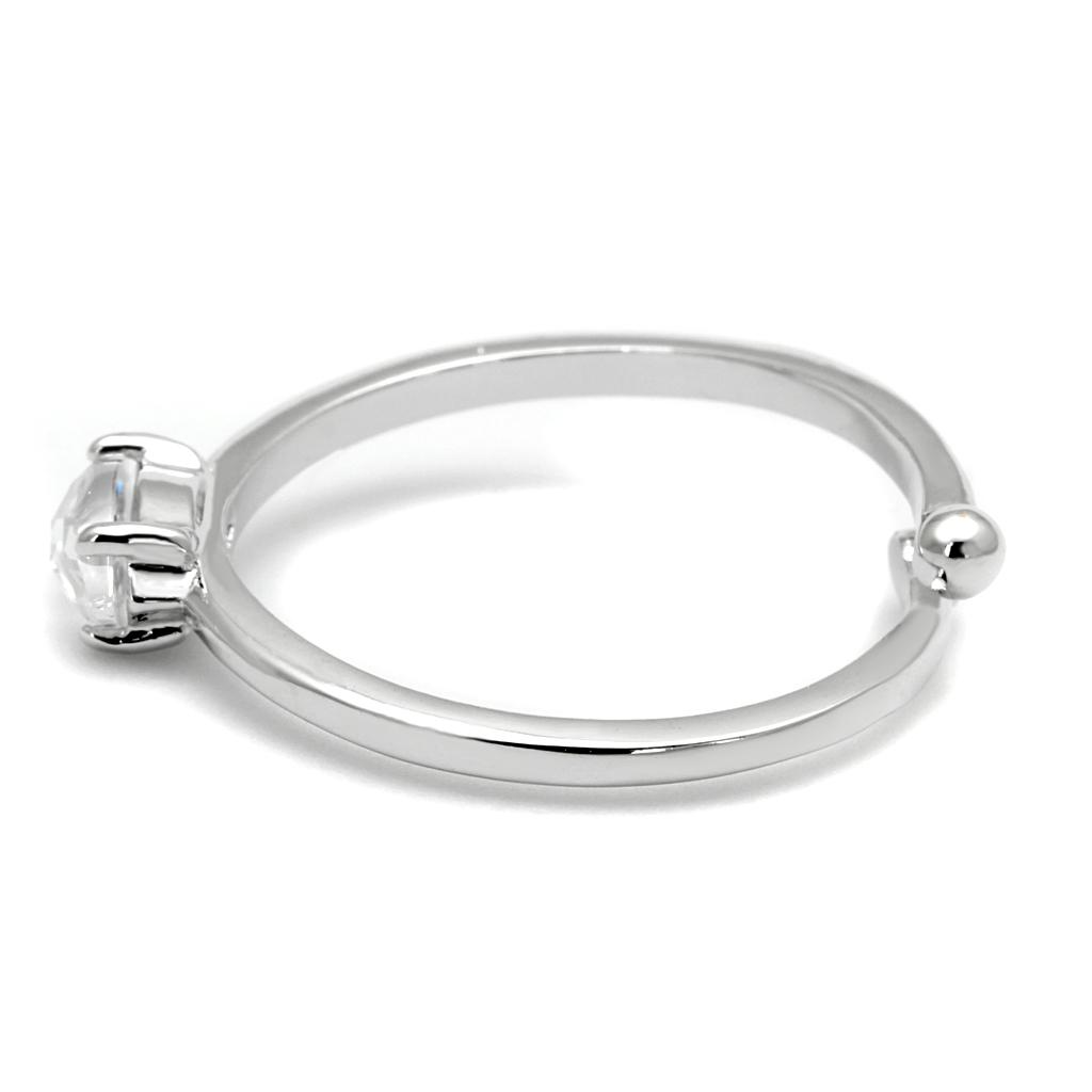 LO4070 - Rhodium Brass Ring