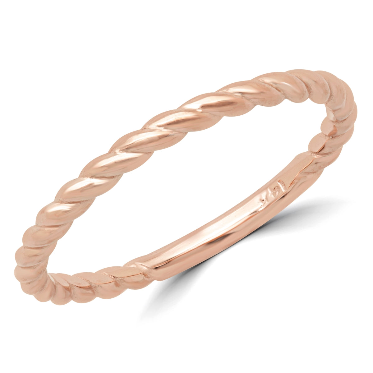 Majesty Diamonds Braided Rope Classic Ring