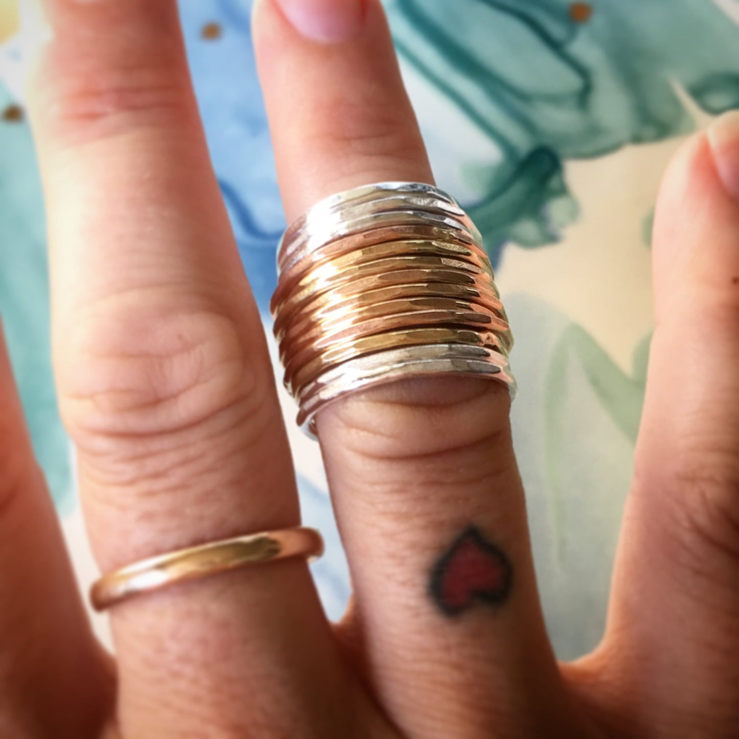 Rustic Stacking Rings