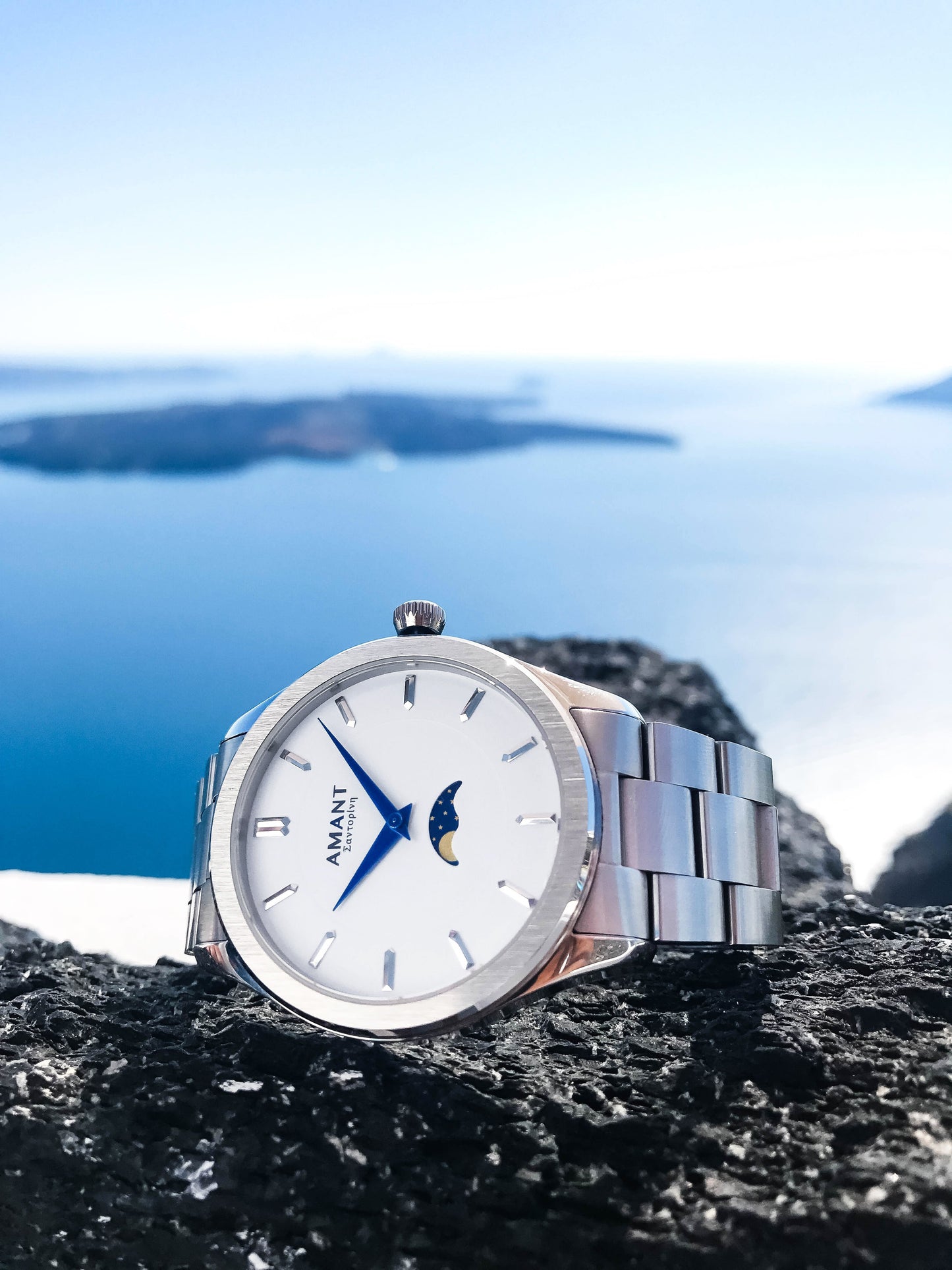 Santorini Moon phase Watch