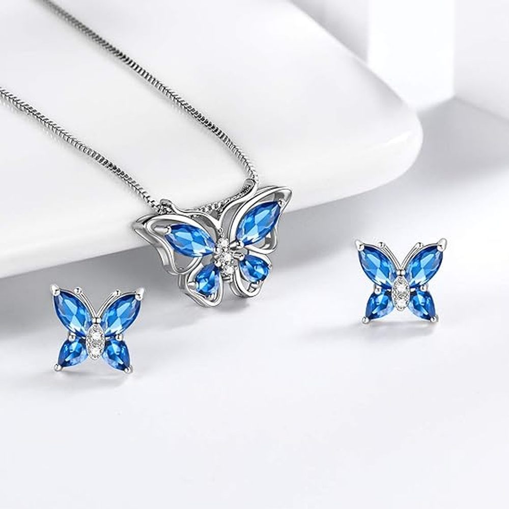 Butterfly Jewelry Set For Women