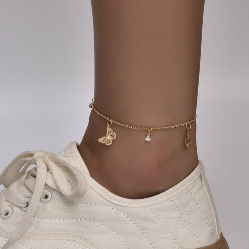 Boho Star Charm Anklet For Women Silver/Gold