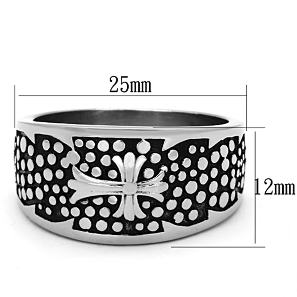 Men Stainless Steel Epoxy Rings