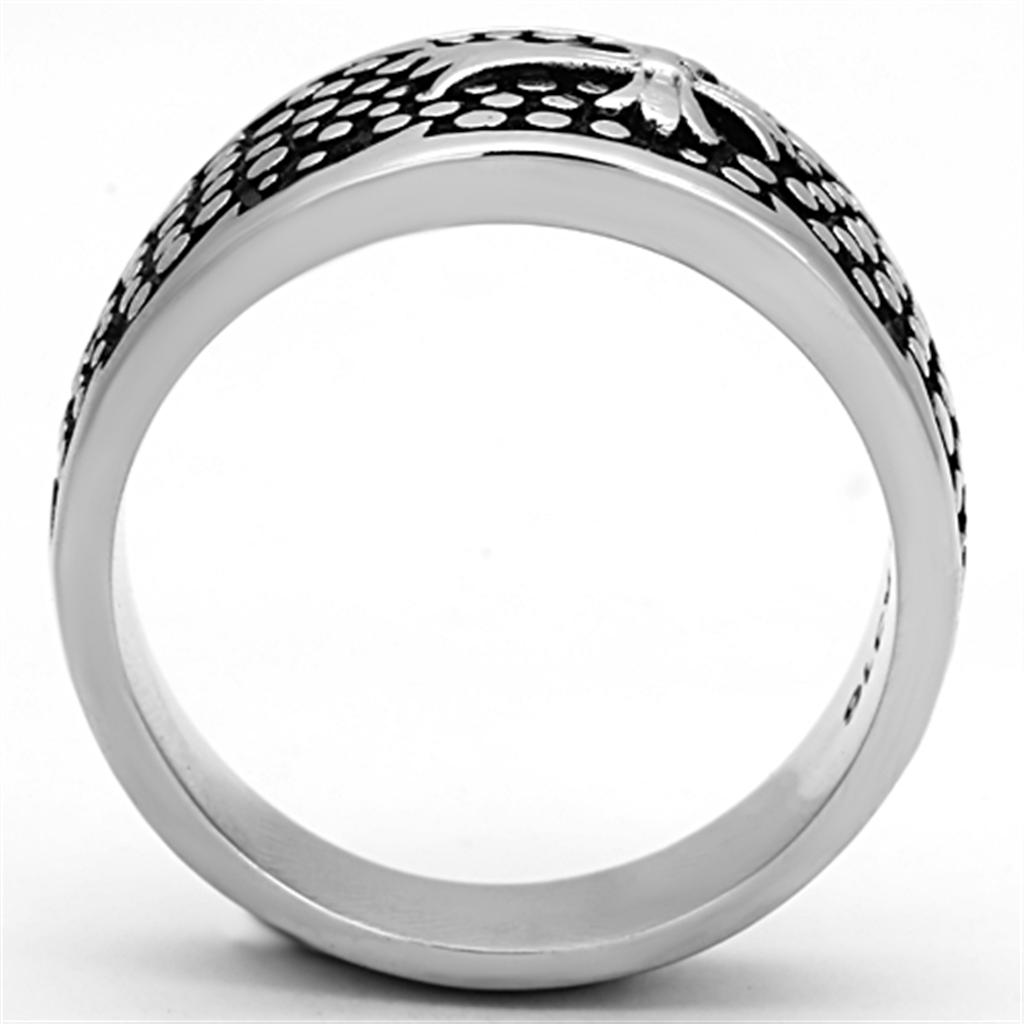 Men Stainless Steel Epoxy Rings