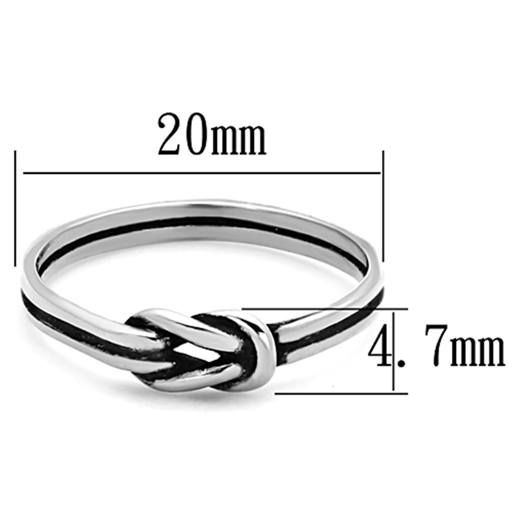 Women Stainless Steel No Stone Rings TK1239