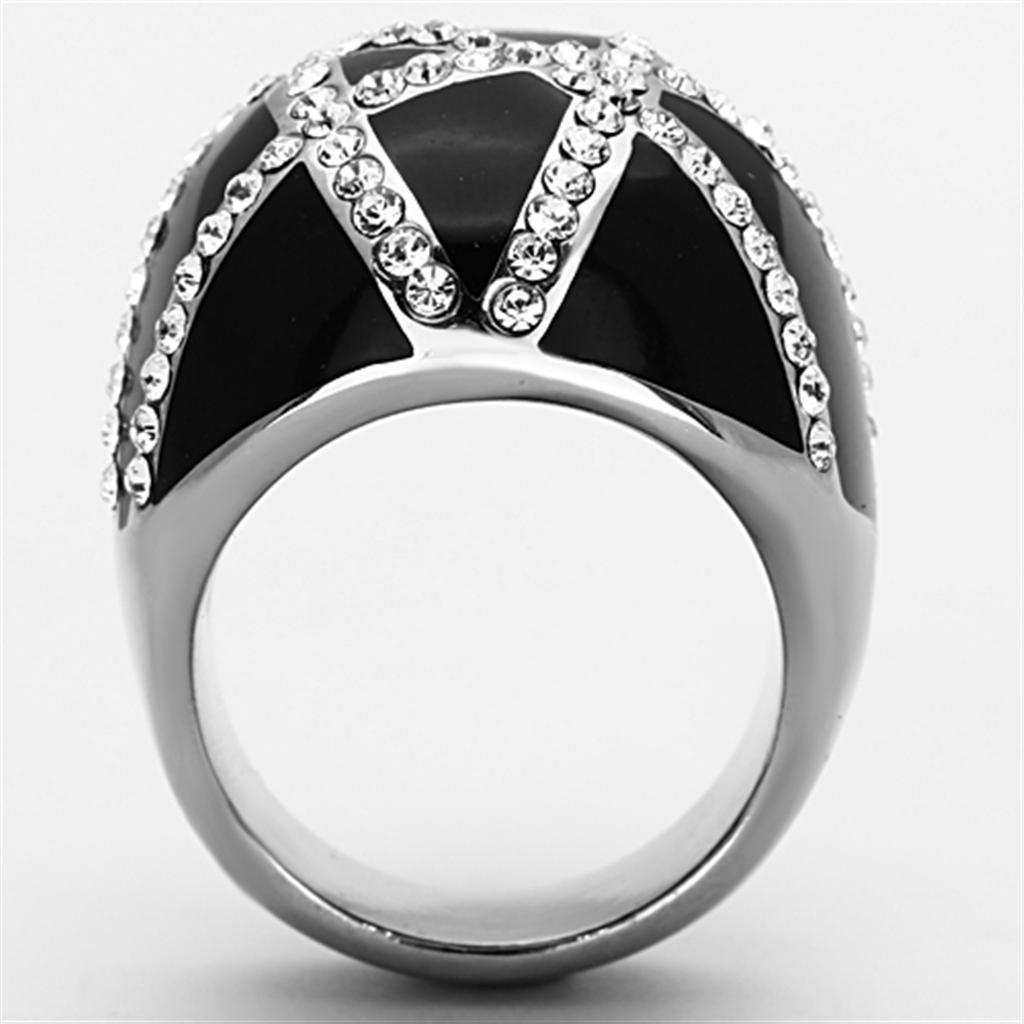 TK1306 Men's Stainless Steel Ring with Top