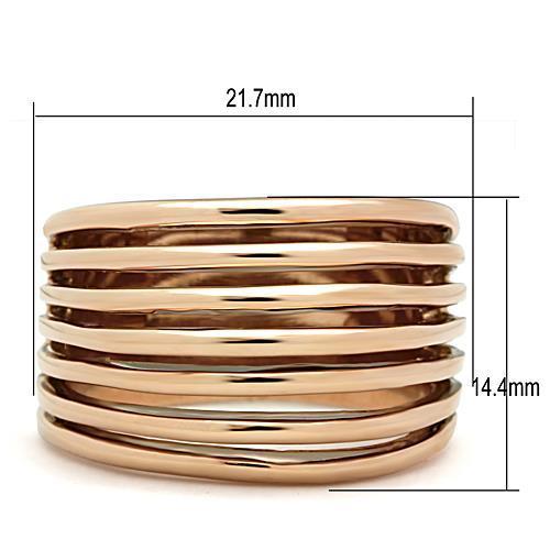 Women Stainless Steel No Stone Rings TK1414