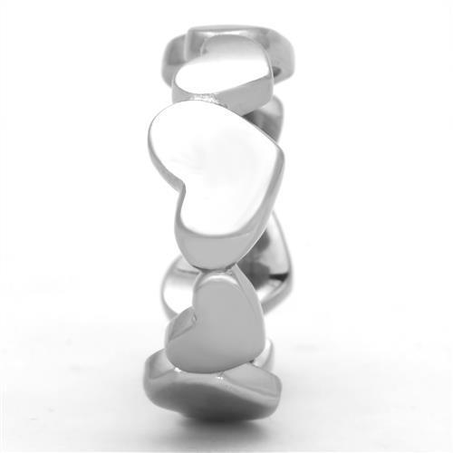 Women Stainless Steel No Stone Rings TK1433