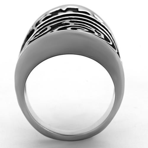 Women Stainless Steel Epoxy Rings TK1448