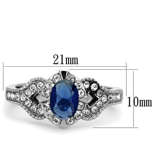 TK1765 - High polished (no plating) Stainless Steel Ring