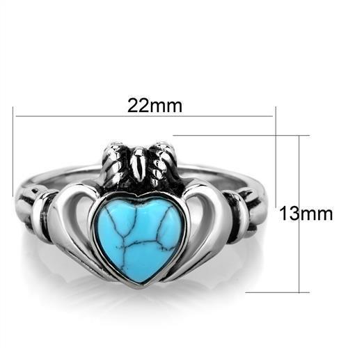 TK1770 - High polished (no plating) Stainless Steel Ring