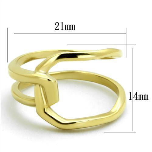 Women Stainless Steel No Stone Rings TK1883