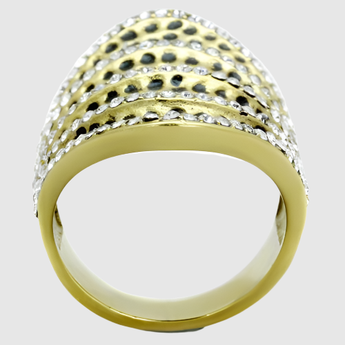 TK1887 - IP Gold(Ion Plating) Stainless Steel Ring