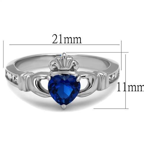 TK2093 - High polished (no plating) Stainless Steel Ring