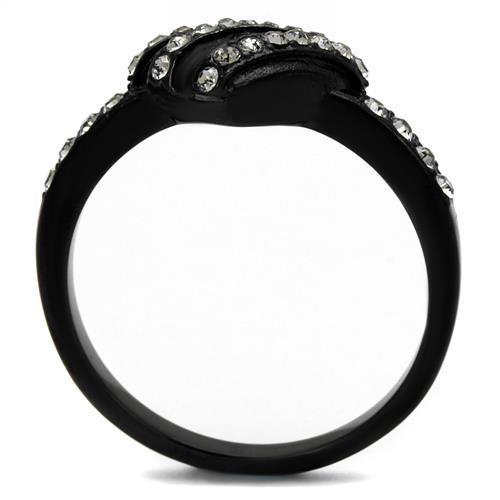 Women Stainless Steel Synthetic Crystal Rings