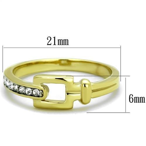 TK2164 - Two-Tone IP Gold (Ion Plating) Ring