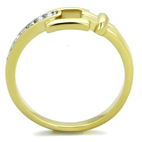 TK2164 - Two-Tone IP Gold (Ion Plating) Ring