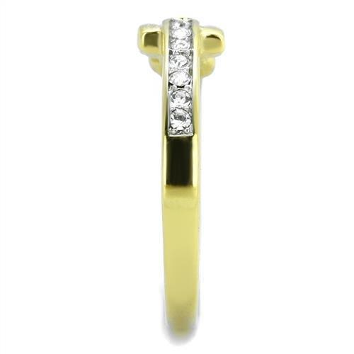 TK2164 - Two-Tone IP Gold (Ion Plating) Ring