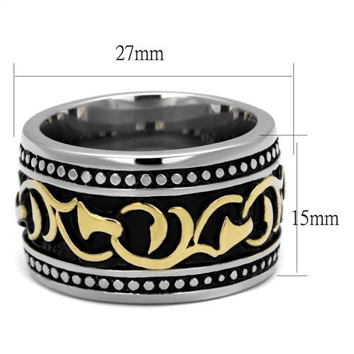 Men Stainless Steel Epoxy Rings 2234