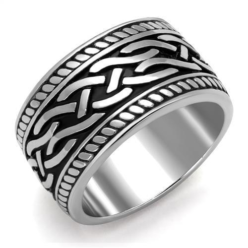 Men Stainless Steel Epoxy Rings 2239