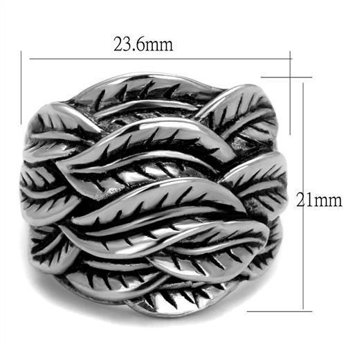 Men Stainless Steel Epoxy Rings 2336