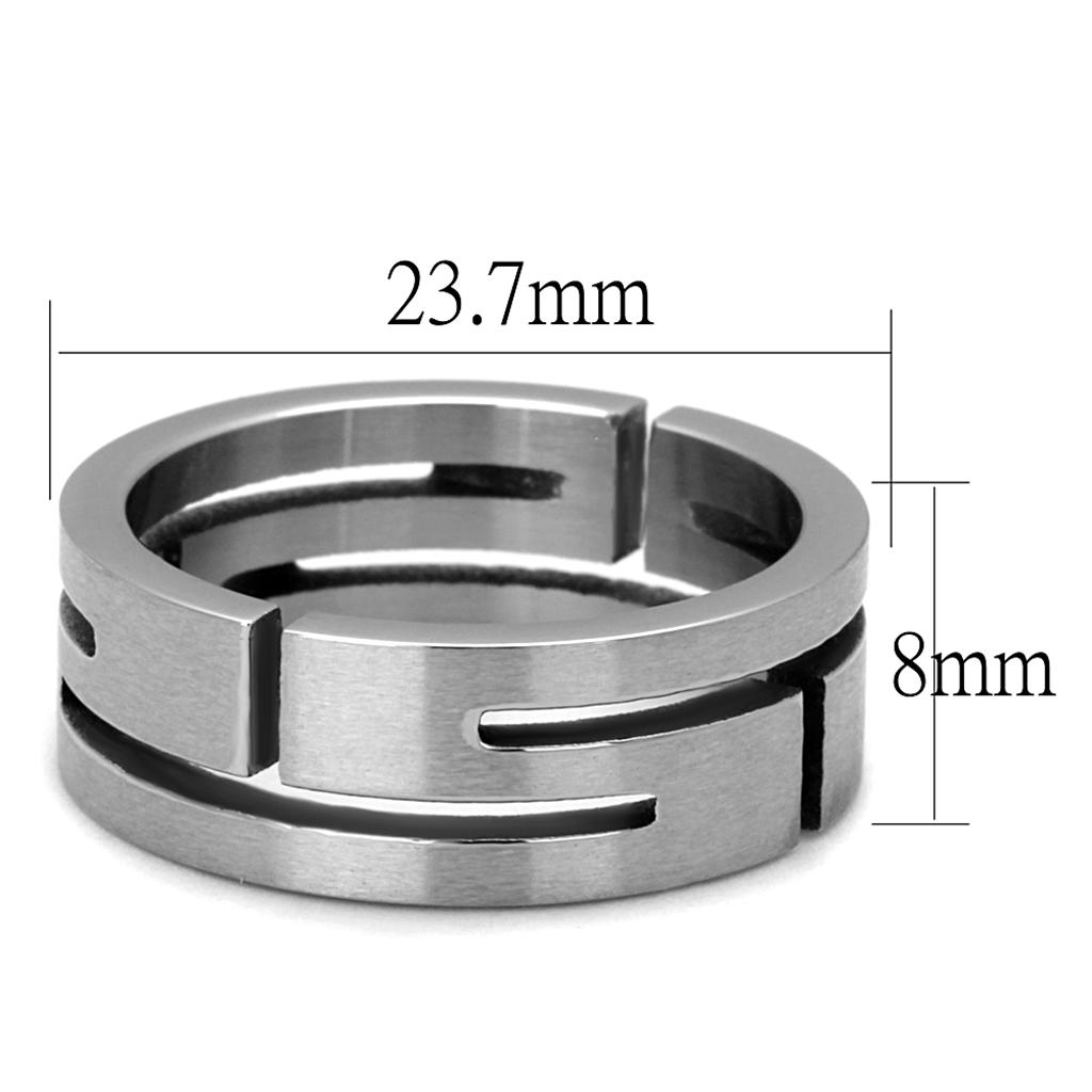 TK2393 Stainless Steel Ring with No Stone